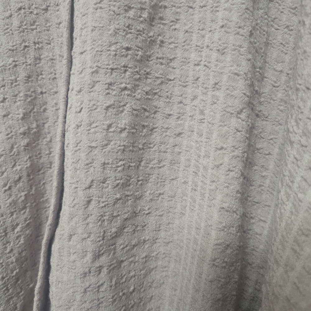 Button-Front Lavender Ruffle Sleeve Women's Top - Picture 4 of 4